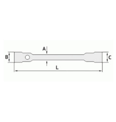 Riteņa atslēga CV 33mm*36mm / garums 500mm