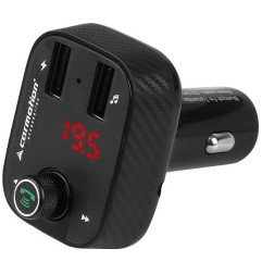 Volttimittari + 2xUSB-laturi + FM-lähetin + handsfree Carmotion