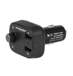Volttimittari + 2xUSB-laturi + FM-lähetin + handsfree Carmotion