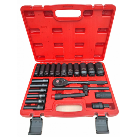 Įrankių komplektas 1/2" Cr-Mo (8-32 mm)
