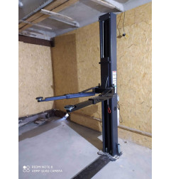 SMART EQUIPMENT JH-4000F 2 kolonnu elektrohidrauliskais pacēlājs 4 tonnas ar mehānisko atbloķēšanu