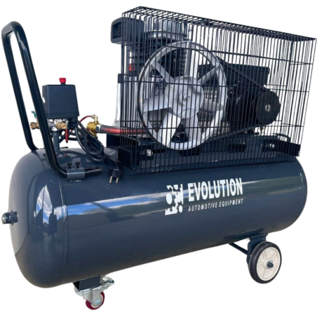 Virzuļu kompresors Evolution, profesionāls 100l, 2.2kW, 230V, 10bar