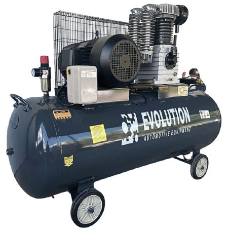 Profesionāls virzuļa saspiestā gaisa kompresors 300l Evolution EVO-300 PRO (12.5Bar)
