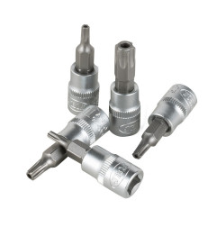 Torx uzgaļu komplekts ar caurumu 1/4" 7gab. T10 T45, JBM