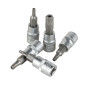 Torx uzgaļu komplekts ar caurumu 1/4" 7gab. T10 T45, JBM Torx uzgaļu komplekts ar caurumu 1/4" 7gab. T10 T45, JBM