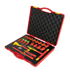 Tool set for electricians 3/8" VDE 20 pcs., JBM