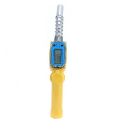 Diesel fuel filling gun with meter