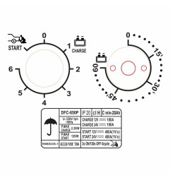 Akkulaturi käynnistimellä 12/24V 480A 1000AH
