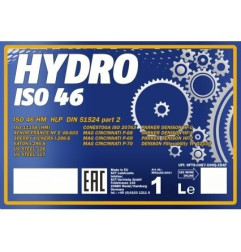 Hidrauliskā eļļa ISO 46 1l
