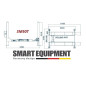Four-column lift for wheel alignment, 5 tons Four-column lift for wheel alignment, 5 tons