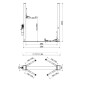 SMART EQUIPMENT JH-4000F 2-column electro-hydraulic lift 4 tons with mechanical release SMART EQUIPMENT JH-4000F 2-column electro-hydraulic lift 4 tons with mechanical release
