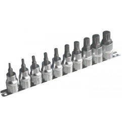 Uzgaļu komplekts XZN 1/2” M4 M18 10gab.
