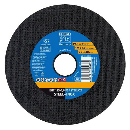 Griezējdisks metālam 125*1.0mm Pferd