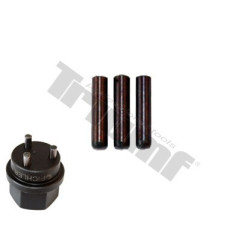 Spare pins 3x14 mm suitable for adapter 4509, 3pcs in one set