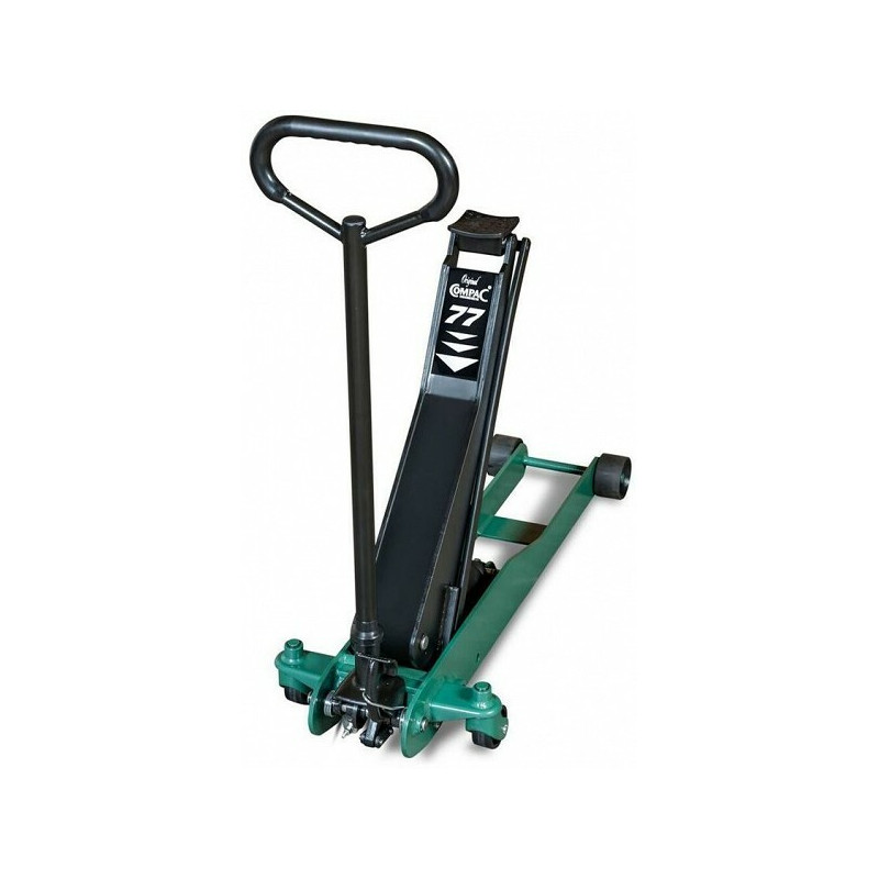Pagarināts hidrauliskais domkrats uz riteņiem 1.4T, 77 715mm 14T HC77 COMPAC Pagarināts hidrauliskais domkrats uz riteņiem 1.4T, 77 715mm 14T HC77 COMPAC
