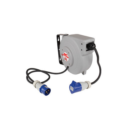 Pagarinātājs rullī, stirināms pie sienas, 230V, 10m 3X2,5mm2