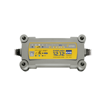 Akumulatoru lādētājs ar mikroprocesoru GYSFLASH 12A 12V 20 250AH(330AH) GYS