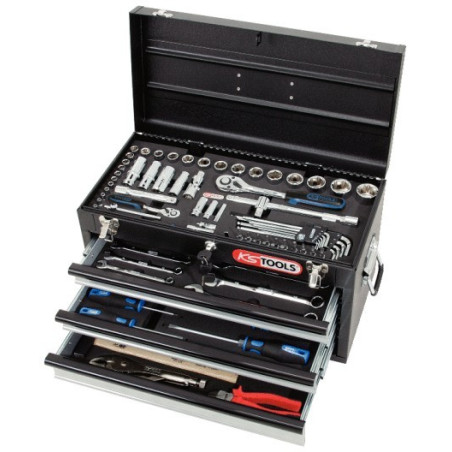 Instrumentu komplekts 1/2" +1/4", 99gb. kastē