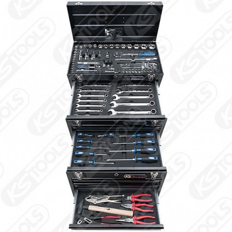 Instrumentu komplekts 1/2" +1/4", 99gb. kastē