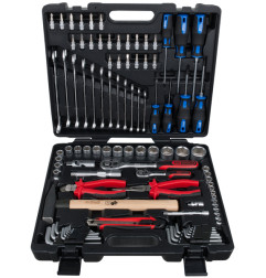 Instrumentu komplekts 97gb.1/4"+1/2", atslēgas 8 19mm