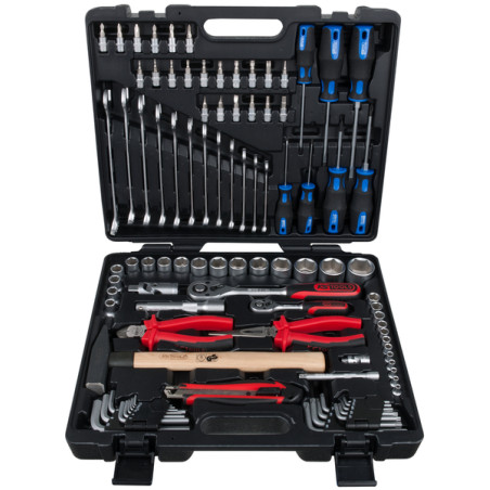 Instrumentu komplekts 97gb.1/4"+1/2", atslēgas 8 19mm