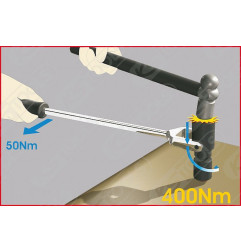 Trieciena rokturis 1/2" 360grādi