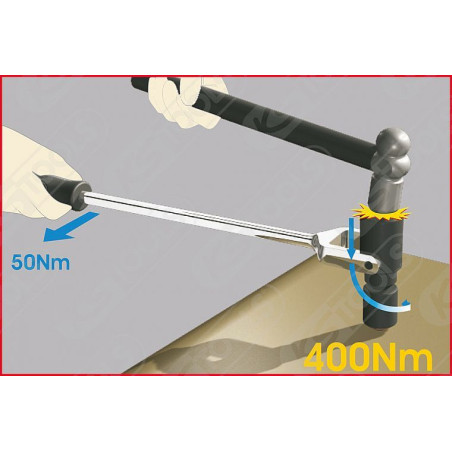 Trieciena rokturis 1/2" 360grādi
