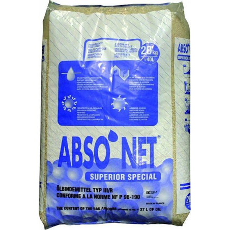 Absorbents eļļai un mitrumam 40l/20kg Superior Special 0,6 1,3mm