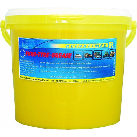 Smērviela riepu montāžai 5kg, EURO TIRE,dzeltena, komerctransportam, MICHELIN TYPE