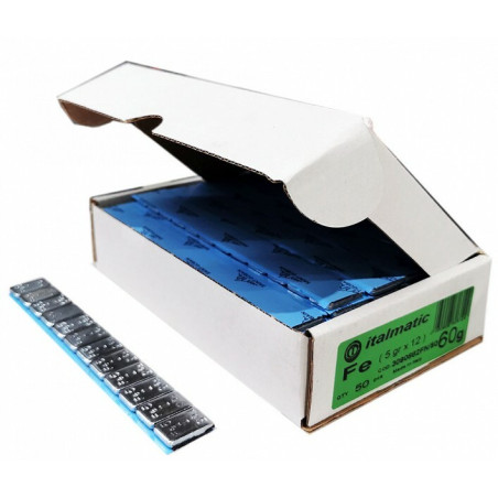 Līmējamie atsvari 4,0mm, iepakojums 50X60gr. (12g+5g) cinkoti