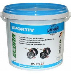 Riteņu montāžas smērviela 5kg, ECORA "SPORTIV", zila, automašīnām RFT un LPT,  10C līdz + 50C