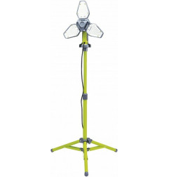 Darbnīcas lampa uz statīva ar regulējamu gaismekli 3x55 COB LED 230V 1800lm IP44 GYS