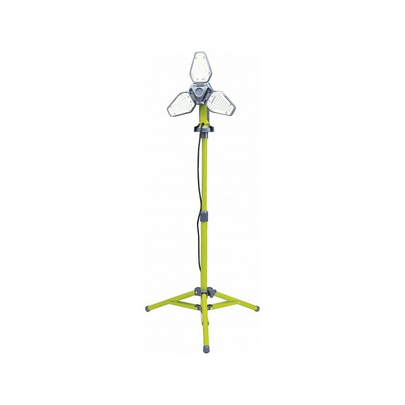 Darbnīcas lampa uz statīva ar regulējamu gaismekli 3x55 COB LED 230V 1800lm IP44 GYS
