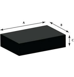 Gumijas paliknis auto pacēlājam 160x120x80mm Italmatic