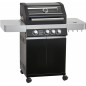 Grils ar gāzes degļiem 3+1 (1 plīts), 60x45cm, H70cm, 8 10IN, INOX, LPG FERRABOLI