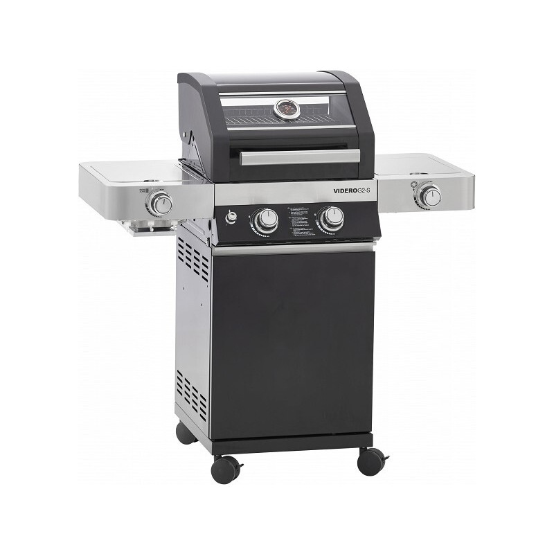 Grils ar gāzes degļiem 2+2 (2 plīts), 47,5x45cm, H84cm, 6 8IN, INOX, LPG FERRABOLI