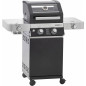 Grils ar gāzes degļiem 2+2 (2 plīts), 47,5x45cm, H84cm, 6 8IN, INOX, LPG FERRABOLI