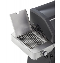 Grils ar gāzes degļiem 2+2 (2 plīts), 47,5x45cm, H84cm, 6 8IN, INOX, LPG FERRABOLI
