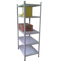 Uzglabāšanas plaukts 2000x920mm, MDF šķiedru plātne, dziļums 400mm, ar 5 plauktiem, 100kg / plaukts