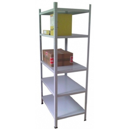 Uzglabāšanas plaukts 2000x920mm, MDF šķiedru plātne, dziļums 400mm, ar 5 plauktiem, 100kg / plaukts