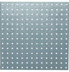 Perfosiena instrumentiem pelēka H 532x532mm Malow