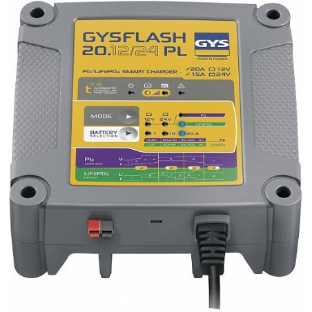 Akumulatora lādētājs GYSFLASH 20A 12/24V GYS