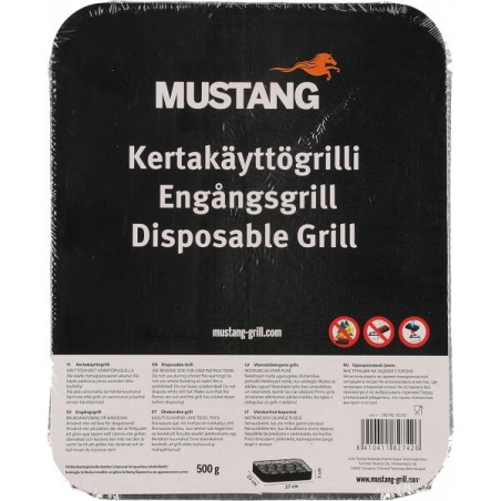 Kertakäyttöinen hiiligrilli