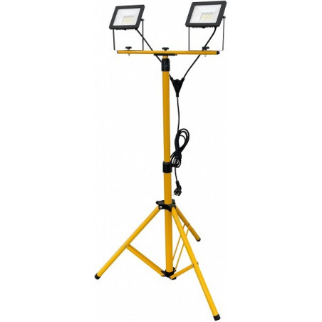 Prožektors uz statīva  LED 2x2340lm 4000K IP65 230V