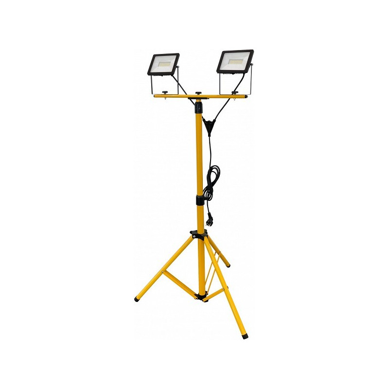 Prožektors uz statīva  LED 2x4000lm 4000K IP65 230V