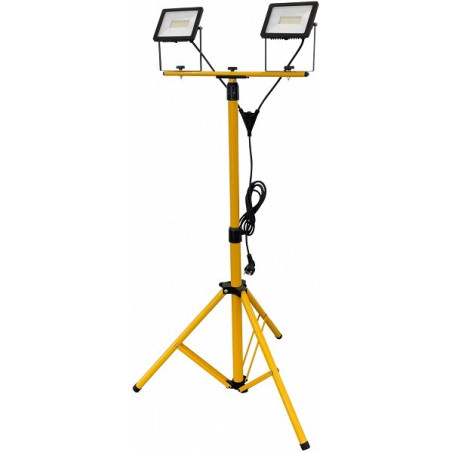 Prožektors uz statīva  LED 2x4000lm 4000K IP65 230V