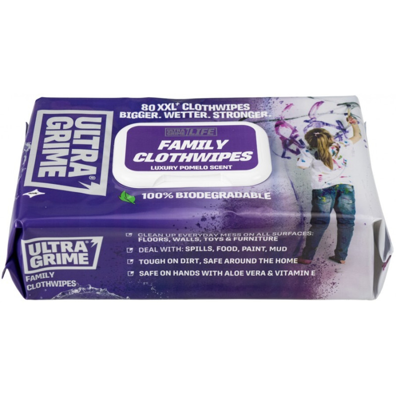 Mitrās salvetes 80gab. ULTRAGRIME LIFE FAMILY Mitrās salvetes 80gab. ULTRAGRIME LIFE FAMILY