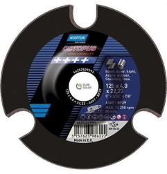 125x4.0x22mm slīp. disks metālam octopos Norton P36