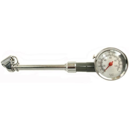 Rengaspainemittari metallijalalla 0,5 7,5 kg /cm²