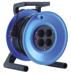 Pagarinātājs uz spoles 25m 3G1,5 IP20 (PVC) HEDI